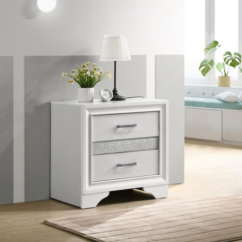Miranda - 2-Drawer Nightstand - White