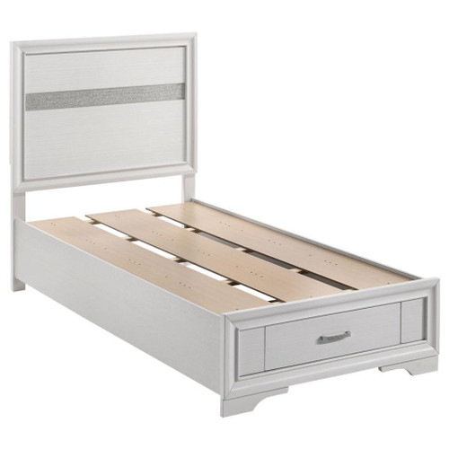 Miranda - 5 Piece Twin Storage Bedroom Set - White