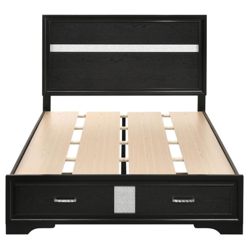 Miranda - 4 Piece Full Storage Bedroom Set - Black