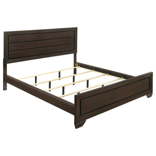 Kauffman - Wood California King Panel Bed - Dark Cocoa