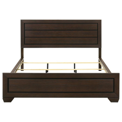 Kauffman - Wood California King Panel Bed - Dark Cocoa