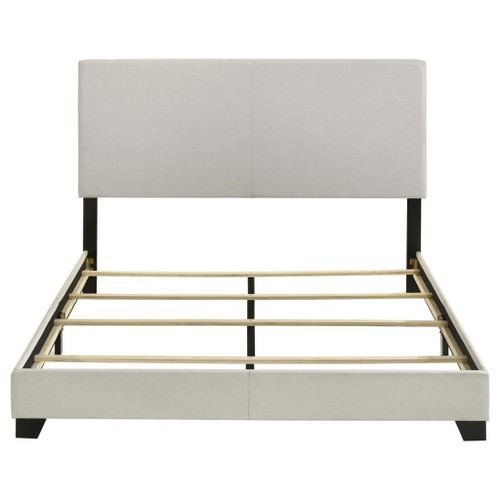 Dorian - Fabric Upholstered Queen Panel Bed - Cream