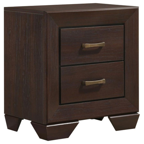 Dorian - 4 Piece Twin Bedroom Set - Dark Cocoa