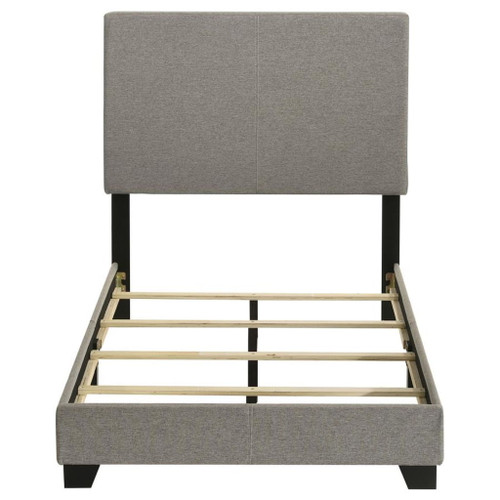 Dorian - Fabric Upholstered Twin Panel Bed - Taupe