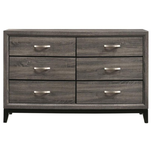 Watson - 6-Drawer Dresser - Gray Oak