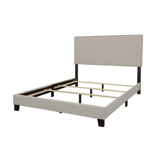 Boyd - Upholstered Queen Panel Bed - Ivory