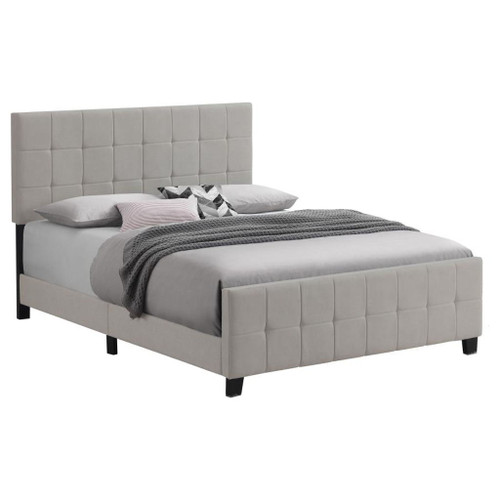 Fairfield - Upholstered Queen Panel Bed - Beige