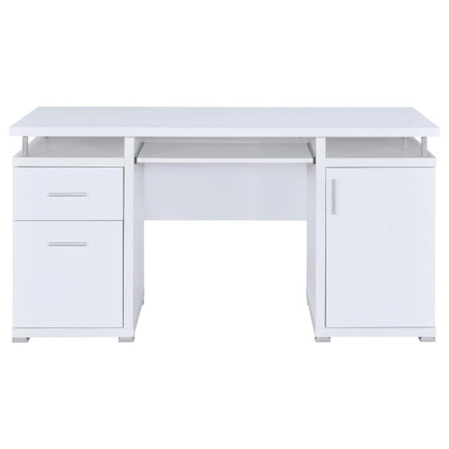 Tracy - 2-Drawer Office Computer Desk - White