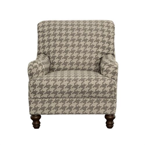 Glenn - Upholstered English Arm Accent Chair - Gray