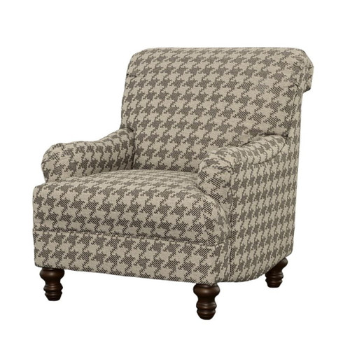 Glenn - Upholstered English Arm Accent Chair - Gray