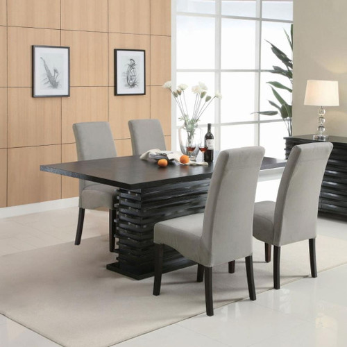 Stanton - 5 Piece Rectangular Dining Table Set - Gray