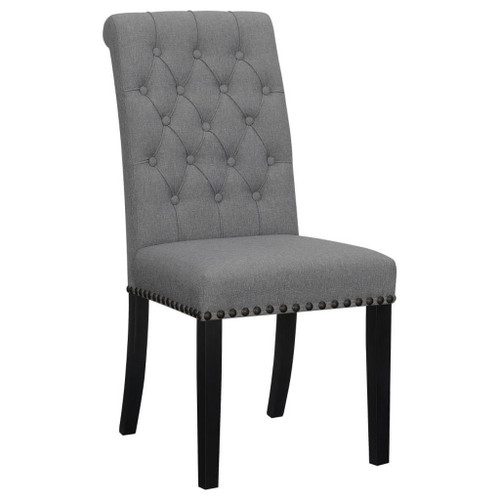Alana - Fabric Upholstered Dining Side Chair (Set of 2) - Gray