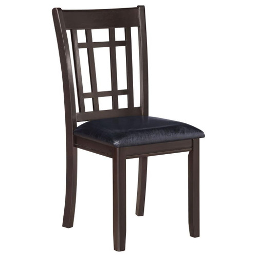Lavon - Wood Dining Side Chair (Set of 2) - Espresso And Black