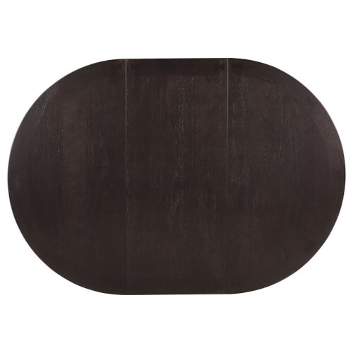 Lavon - 5 Piece Oval Extension Leaf Dining Set - Espresso