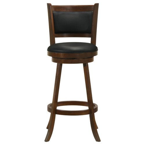 Broxton - Upholstered Swivel Bar Chair (Set of 2) - Chestnut