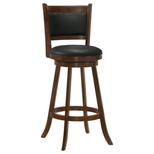 Broxton - Upholstered Swivel Bar Chair (Set of 2) - Chestnut