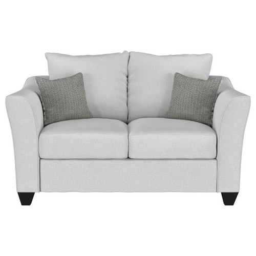 Salizar - Upholstered Flared Arm Loveseat - Sand