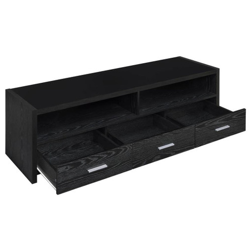 Alton - 3-Drawer Engineered Wood TV Stand - Black Oak