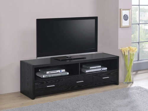 Alton - 3-Drawer Engineered Wood TV Stand - Black Oak