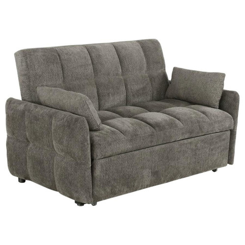 Cotswold - Upholstered Convertible Sleeper Sofa Bed - Dark Gray