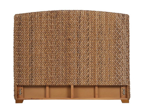 Laughton - Woven Banana Leaf California King Headboard - Amber