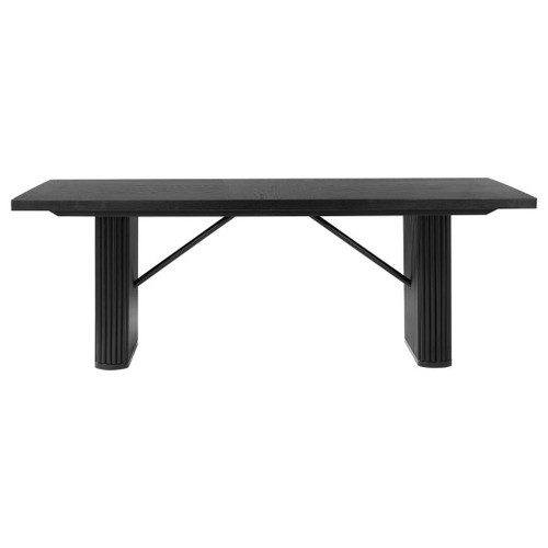 Catherine - 5 Piece Rectangular Dining Table Set - Black