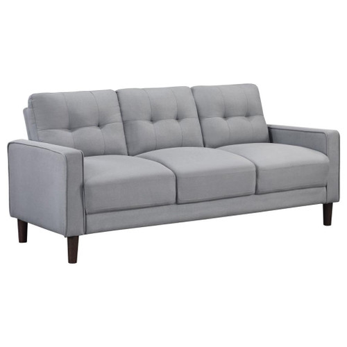 Bowen - Upholstered Track Arm Tufted Sofa - Gray