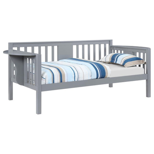 Bethany - Twin Daybed With Drop-Down Tables - Gray