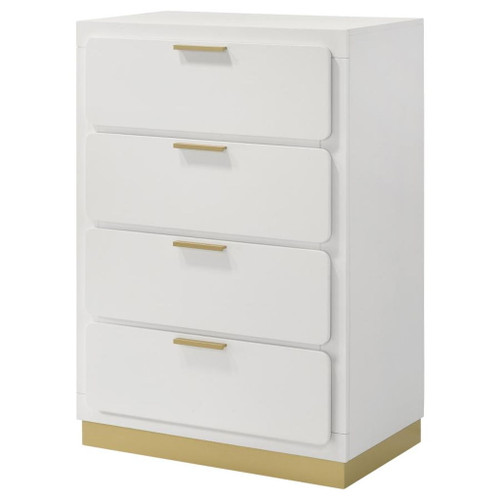 Caraway - 4-Drawer Bedroom Chest - White
