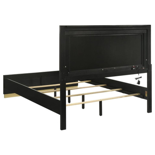 Caraway - 4 Piece Queen Bedroom Set - Black