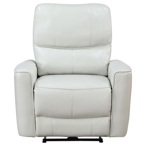 Greenfield - Upholstered Power Recliner Chair - Ivory