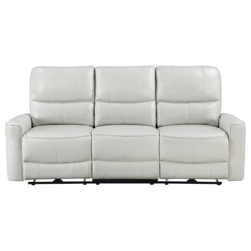 Greenfield - Upholstered Power Reclining Sofa - Ivory