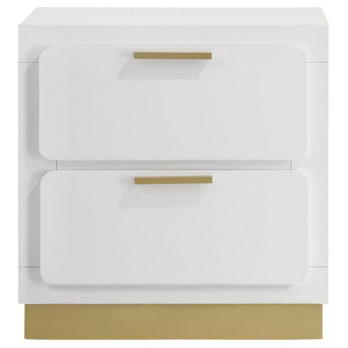 Caraway - 2-Drawer Nightstand - White