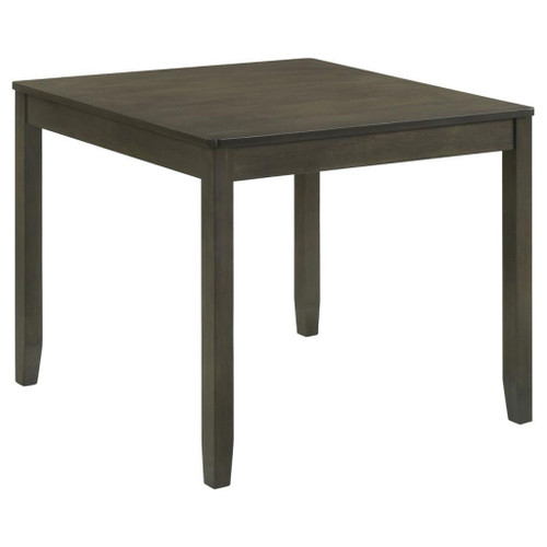 Parkwood - 5 Piece Square Dining Table Set - Charcoal