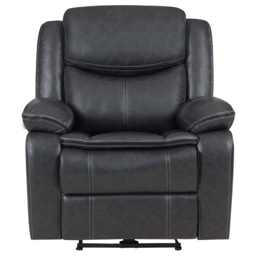 Sycamore - Upholstered Power Recliner Chair - Dark Gray