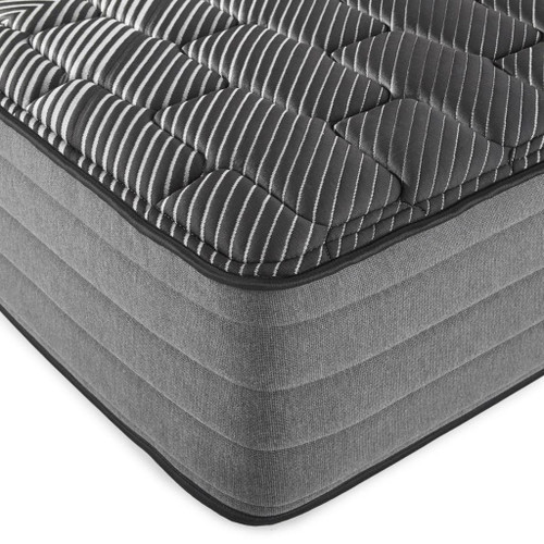Montlake - California King Cool Firm Foam Hybrid Mattress - Black