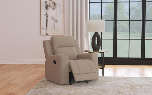 Brentwood - Upholstered Recliner Chair - Taupe