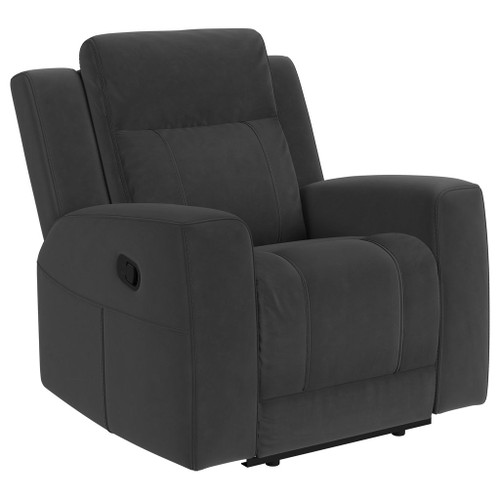 Brentwood - Upholstered Recliner Chair - Dark Charcoal