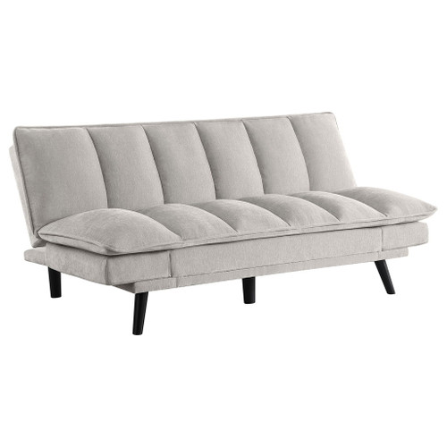 Laredo - Upholstered Tufted Convertible Sofa Bed - Light Gray