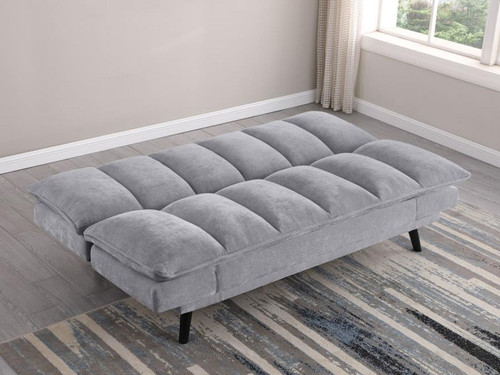Laredo - Upholstered Tufted Convertible Sofa Bed - Gray