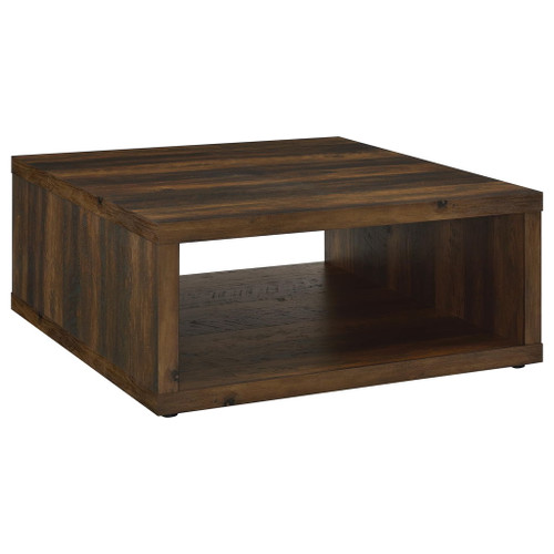 Frisco - Square Engineered Wood Coffee Table - Dark Pine