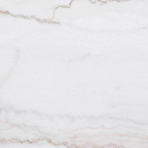 Jason - Round Marble Top Side End Table - White And Charcoal