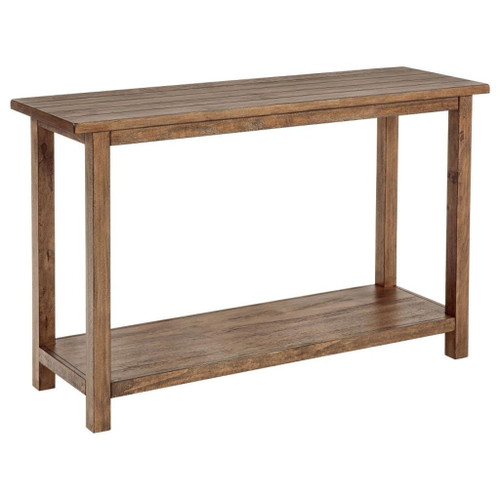 Payne - Wood Entryway Sofa Console Table - Distressed Brown