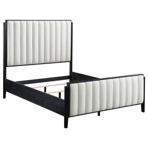 Brookmead - 4 Piece Upholstered California King Bedroom Set - Black