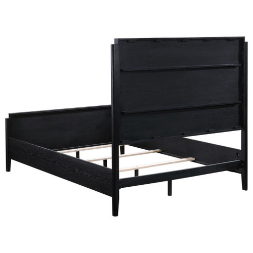 Brookmead - 4 Piece Upholstered Queen Bedroom Set - Black