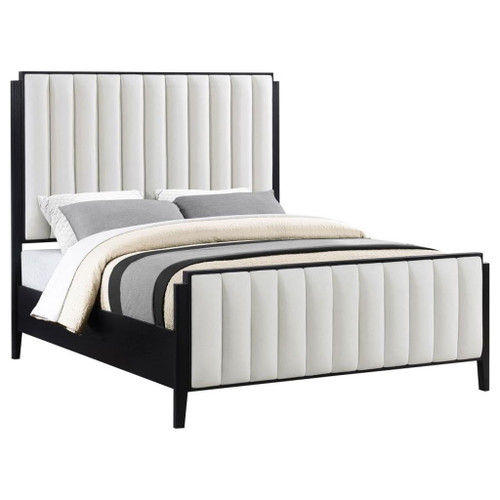 Brookmead - Upholstered Eastern King Bed - Black