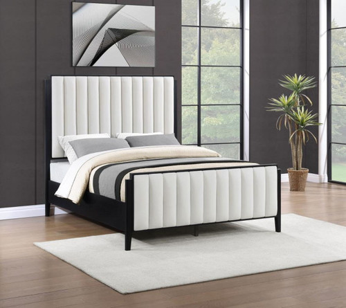 Brookmead - Upholstered Queen Bed - Black
