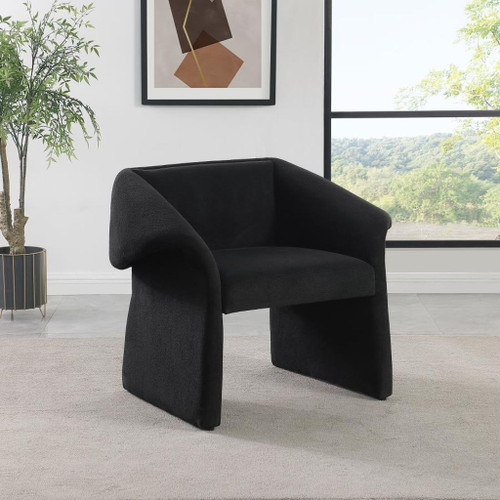 Ramsey - Upholstered Sloped Arm Accent Chair - Black