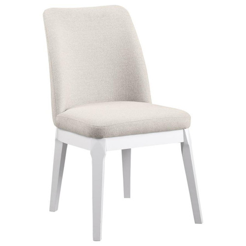 Carissa - Upholstered Dining Side Chair (Set of 2) - Beige