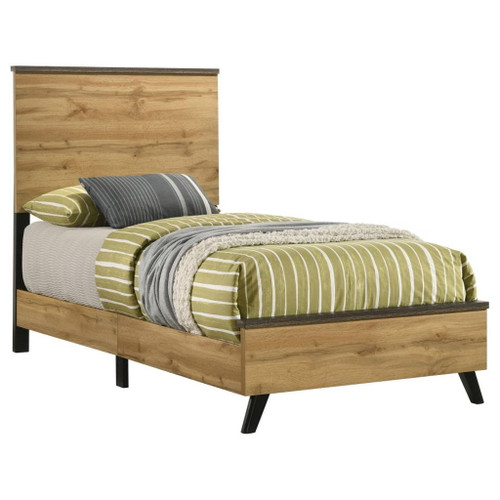 Kaywood - Twin Panel Bed - Natural Pine